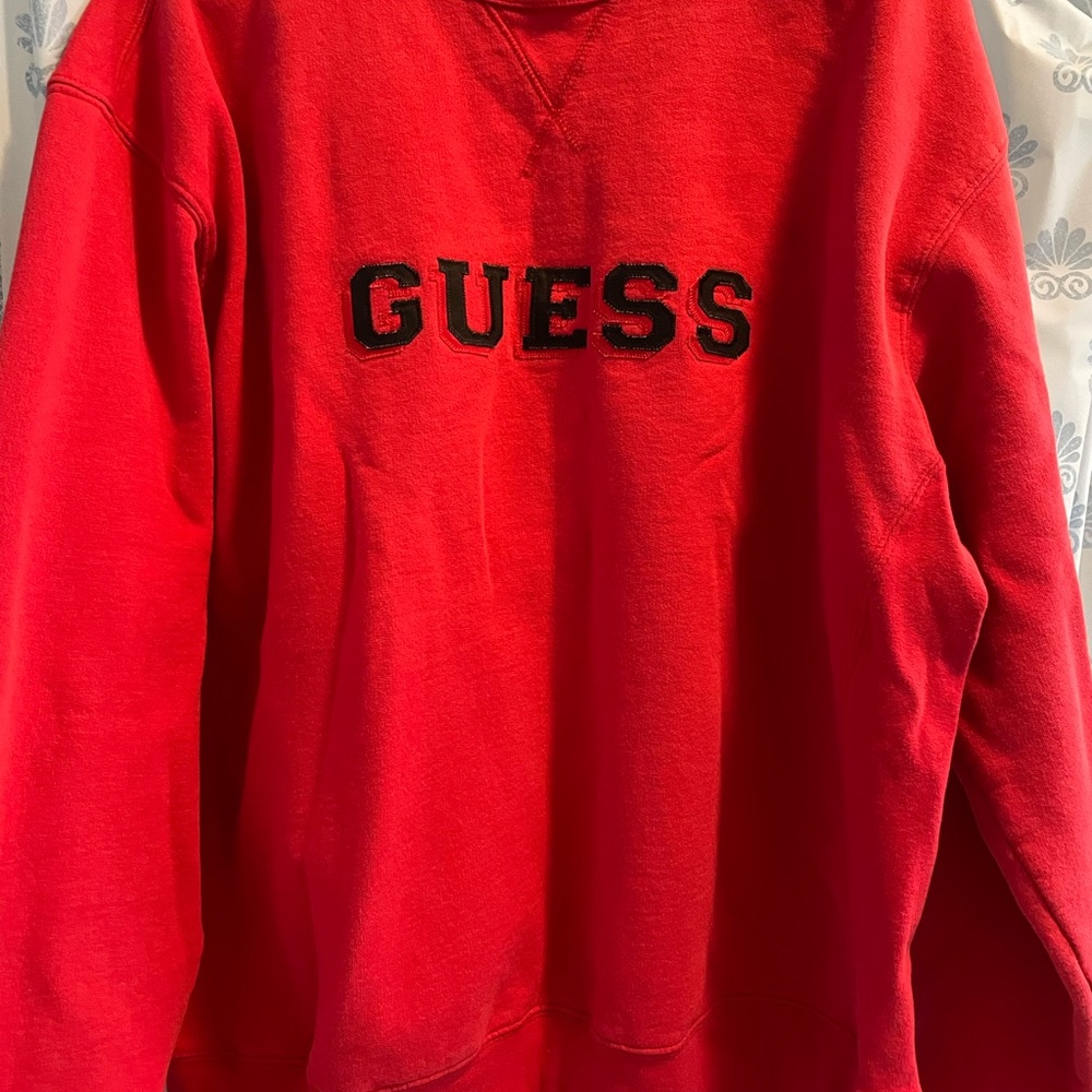 Guess Vibrant Red Pullover